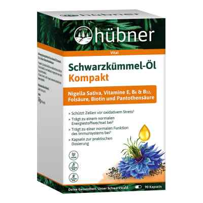 Hübner Schwarzkümmel-Öl Kompakt Kapseln