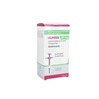 Humira 20 mg/0,2 ml Injektionslösung in Fertigspritze 2 stk von AbbVie Deutschland GmbH & Co. KG PZN 13902709