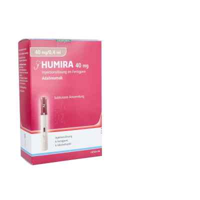 Humira 40 mg/0,4 ml Injektionslösung im Fertigpen 6 stk von EurimPharm Arzneimittel GmbH PZN 12478089