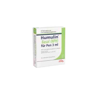 Humulin Basal (NPH) Pen Patrone 3ml 10X3 ml von Orifarm GmbH PZN 05917157