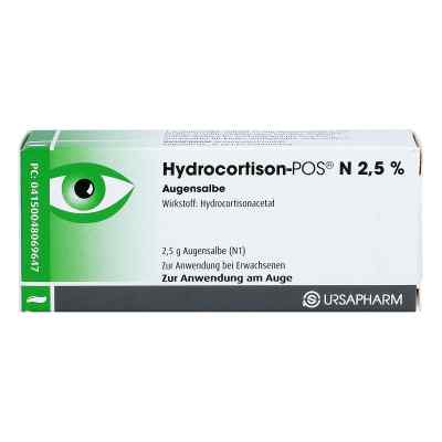 Hydrocortison Pos N 2,5% Augensalbe 2.5 g von URSAPHARM Arzneimittel GmbH PZN 04806964