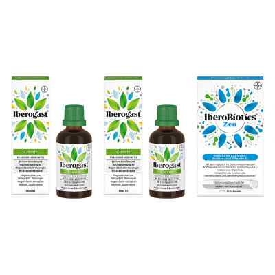 Iberogast Classic 2x50 ml + Iberobiotics Zen Kapseln 2x14 Stück