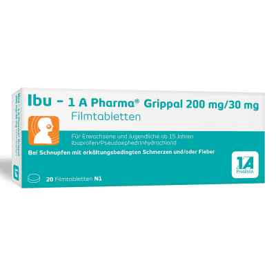 Ibu - 1 A Pharma® Grippal 200 mg/30 mg Filmtabletten