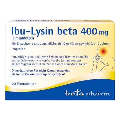Ibu-lysin Beta 400 mg Filmtabletten