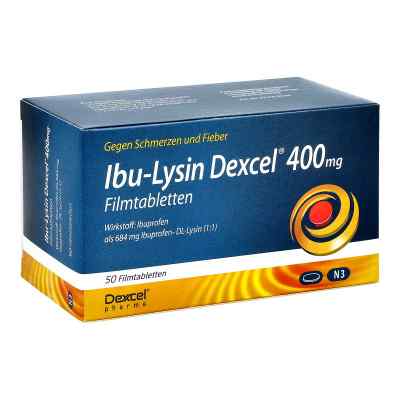 Ibu-lysin Dexcel 400 Mg Filmtabletten 50 stk von Dexcel Pharma GmbH PZN 08454628