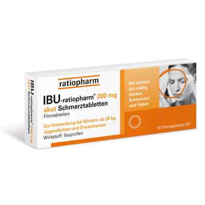 IBU-ratiopharm 200 akut Schmerztabletten