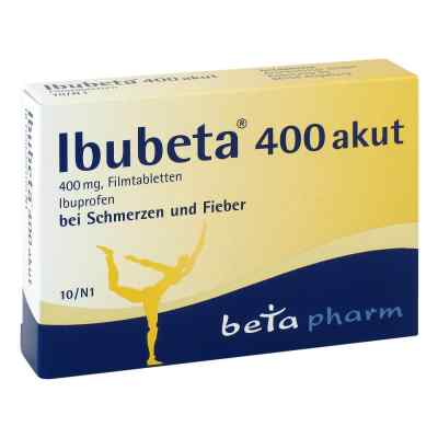 Ibubeta 400 akut 10 stk von betapharm Arzneimittel GmbH PZN 00179720
