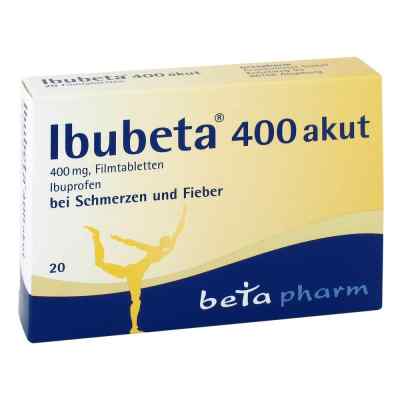 Ibubeta 400 akut 20 stk von betapharm Arzneimittel GmbH PZN 00179737