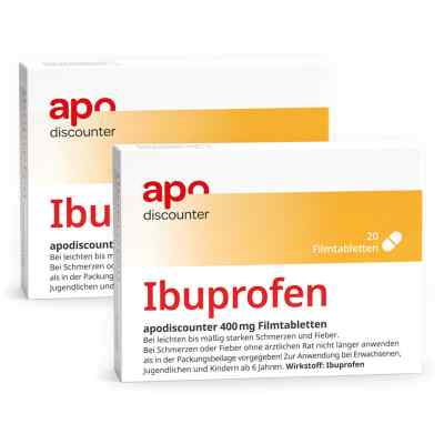 Ibuprofen 400 mg Schmerztabletten von apodiscounter