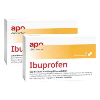 Ibuprofen 400 mg Schmerztabletten von apodiscounter