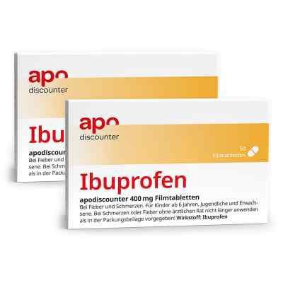 Ibuprofen 400 mg Schmerztabletten von apodiscounter