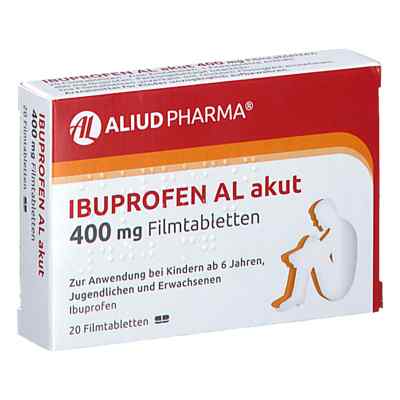 Ibuprofen AL akut 400 mg Filmtabletten bei akuten Schmerzen