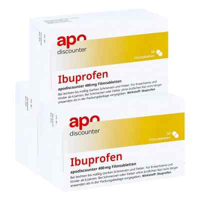 Ibuprofen Apodiscounter 400 Mg Schmerztabletten 3 x 50 stk von Fair-Med Healthcare GmbH PZN 08101937