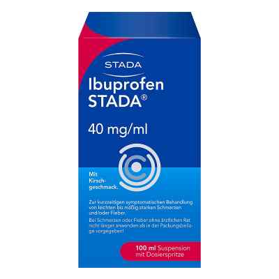 Ibuprofen STADA 40mg/ml Suspension zum Einnehmen 100 ml von STADA Consumer Health Deutschlan PZN 09424322
