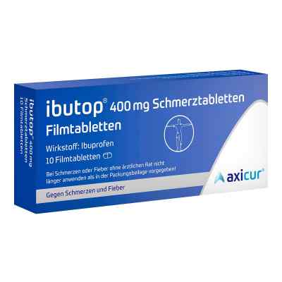 Ibutop 400mg Schmerztabletten 10 stk von axicorp Pharma GmbH PZN 11886113