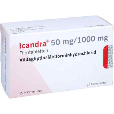 Icandra 50 mg/1000 mg Filmtabletten 30 stk von NOVARTIS Pharma GmbH PZN 10528423