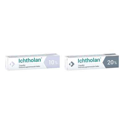 Ichtholan Zugsalbe 10% + Zugsalbe 20%