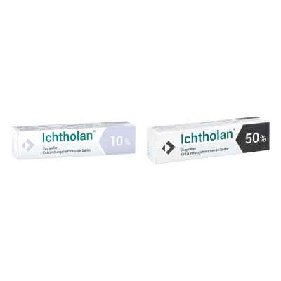Ichtholan Zugsalbe 10% + Zugsalbe 50%