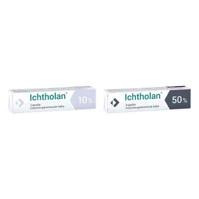 Ichtholan Zugsalbe 10% + Zugsalbe 50%