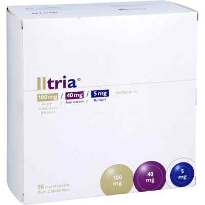 Iltria 100 mg/40 mg/5 mg Hartkapseln 98 stk von APONTIS PHARMA Deutschland GmbH & Co. KG PZN 13359984