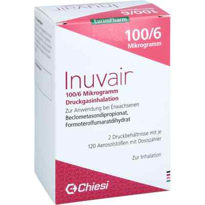 Inuvair 100/6 [my]g 120 Hub Druckgasinhalat 2 stk von EurimPharm Arzneimittel GmbH PZN 06926833