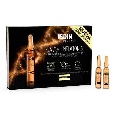 Isdin Isdinceutics Flavo-c Melatonin Serum Ampullen