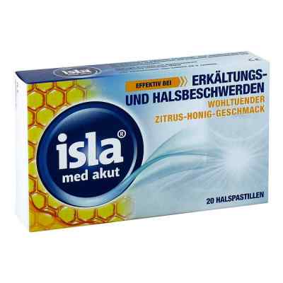 Isla Med akut Zitrus-Honig Pastillen 20 stk von Engelhard Arzneimittel GmbH & Co PZN 14443735