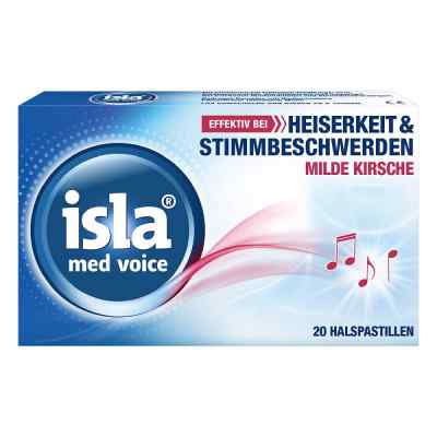 isla med voice Halspastillen bei Heiserkeit & Stimmbeschwerden