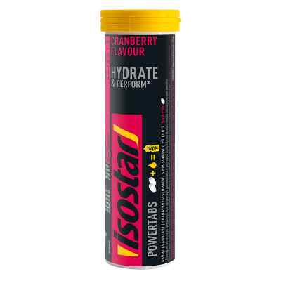 Isostar Powertabs Fast Hydration Cranberry Brausetabletten 