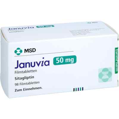 Januvia 50 Mg Filmtabletten 98 stk von EurimPharm Arzneimittel GmbH PZN 18822412
