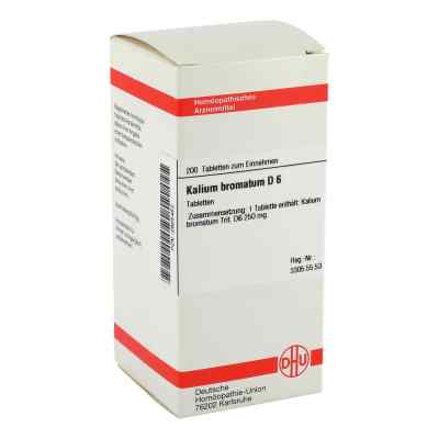 Kalium Bromatum D6 Tabletten 200 stk von DHU-Arzneimittel GmbH & Co. KG PZN 02925452