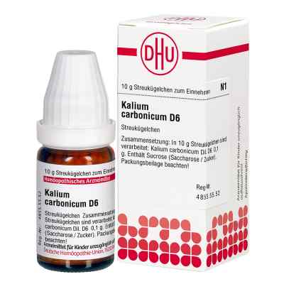 Kalium Carbonicum D 6 Globuli 10 g von DHU-Arzneimittel GmbH & Co. KG PZN 02116103