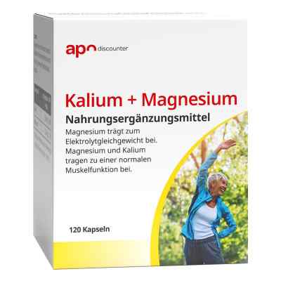 Kalium + Magnesium Kapseln von apo-discounter 120 stk von Apologistics GmbH PZN 17174419
