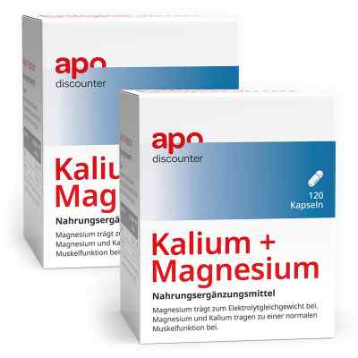 Kalium und Magnesium Aktiv Kapseln von apodiscounter