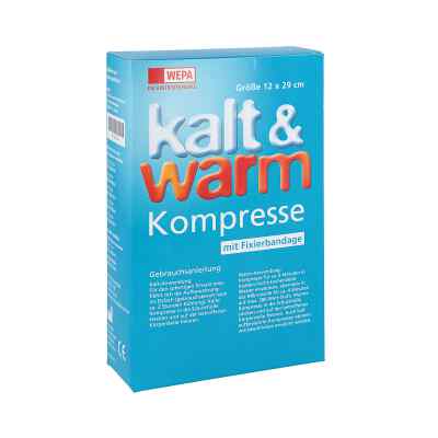 Kalt-warm Kompresse 12x29cm mit Fixierband