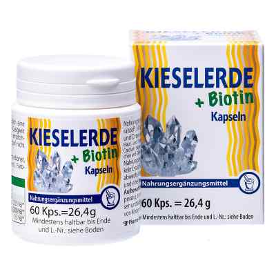 Kieselerde + Biotin Kapseln 60 stk von Pharma Peter GmbH PZN 08869677