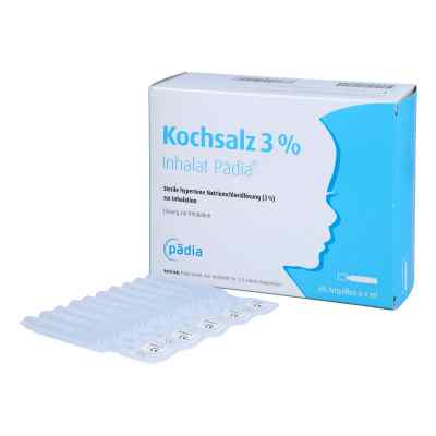 Kochsalz 3% Inhalat Pädia Ampullen 60X4 ml von Pädia GmbH PZN 17231614