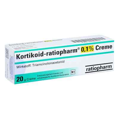 Kortikoid-ratiopharm 0,1% Creme 20 g von ratiopharm GmbH PZN 04620024
