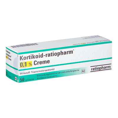 Kortikoid-ratiopharm 0,1% Creme 50 g von ratiopharm GmbH PZN 04620107