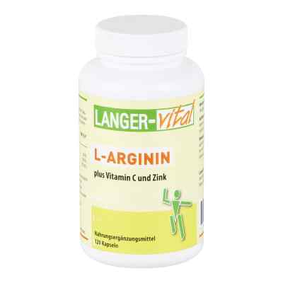 L-Arginin 2894 mg/TG plus Vitamin C und Zink Kapsel (n)