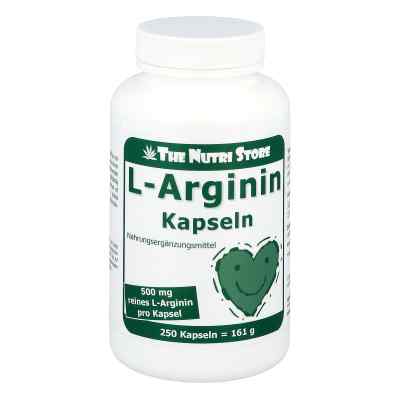 L-arginin 500 mg Kapseln 250 stk von Hirundo Products PZN 03468235