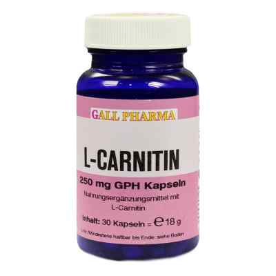 L-carnitin 250 mg Kapseln 30 stk von Hecht-Pharma GmbH PZN 01290460