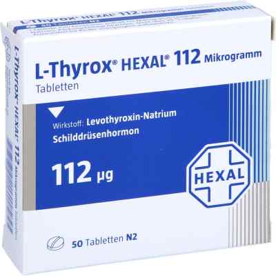 L-thyrox Hexal 112 Mikrogramm Tabletten 50 stk von Hexal AG PZN 13168907