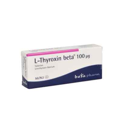 L-Thyroxin beta 100μg 50 stk von betapharm Arzneimittel GmbH PZN 02134147