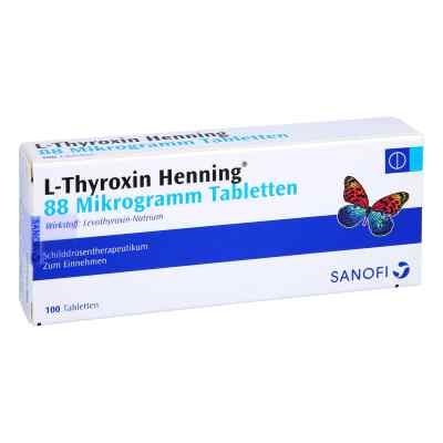 L-thyroxin Henning 88 Μg Tabletten 100 stk von Sanofi-Aventis Deutschland GmbH PZN 16917433