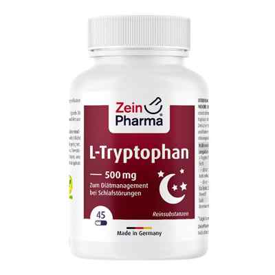 L-tryptophan 500 mg aus Fermentation Kapseln 45 stk von ZeinPharma Germany GmbH PZN 09542731