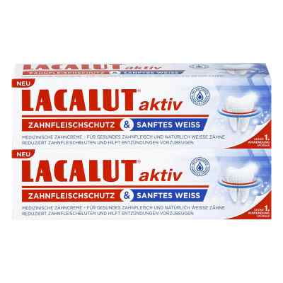 LACALUT Aktiv Zahnfleischschutz & Sanftes Weiss Zahncreme
