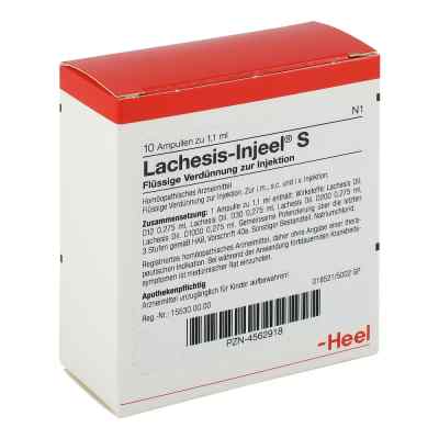 Lachesis Injeel S Ampullen 10 stk von Biologische Heilmittel Heel GmbH PZN 04562918