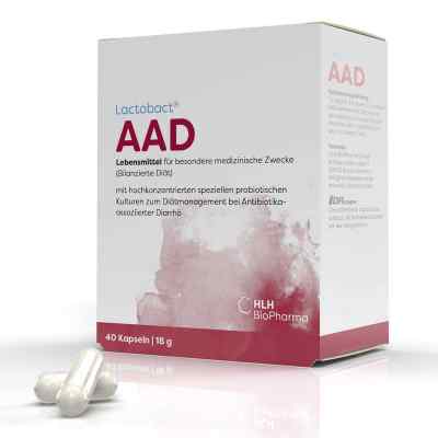 Lactobact Aad magensaftresistente Kapseln 40 stk von HLH Bio Pharma Vertriebs GmbH PZN 11110909