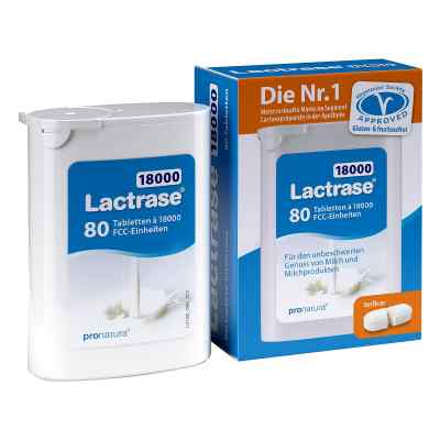 Lactrase 18.000 Fcc Tabletten im Spender